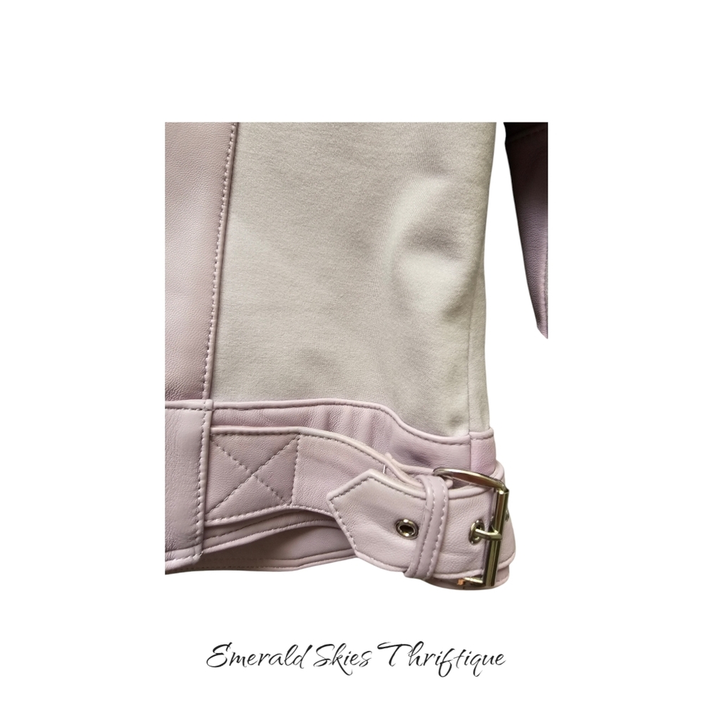 MICHAEL Michael Kors Lavender Leather Jacket - Picture 6 of 10